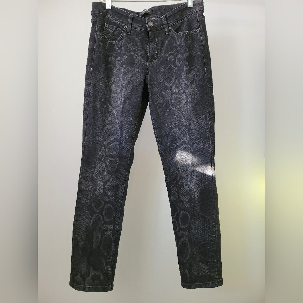 Cambio Jeans Parla Ankle Cut – Vintage Edition Reptile Print – Size 38 / US 8
